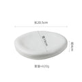 Ljojo Matte Ceramic Irregular Plate Set for Molecular Cuisine and Sushi Dining