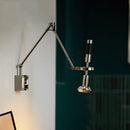 Nordic Robotic Arm Bedroom Metal LED Wall Lamp Medieval Vintage Industrial by Ljojo