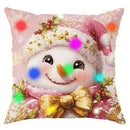 Christmas LED Pillowcase with Santa Claus & Snowman Designs for Ljojo Brand