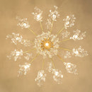Ljojo Luxury Crystal Chandelier: Modern Retro Living Room Bedroom Lighting
