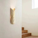 Cave Stone Yellow Travertine Wall Light Retro LED for Bedroom by Ljojo