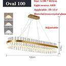 Ljojo Luxury Crystal Chandelier for Living Room Dining Home Decor