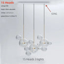 Italian Glass Bubble Ball Pendant Chandelier for Kitchen Island - Ljojo Luxury Lighting