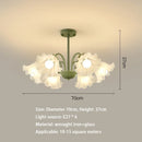 Ljojo French Pendant Light: Nordic Flower Led Lighting Fixture for Home Decoration