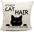 Funny Cat Mona Lisa Pillow Cover by Ljojo: Cat Lady Decor Gift for Sofa, Couch, Bed