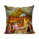 Ljojo Linen Christmas Cushions 45x45 - Modern Home Decor for Living Room and Sofa