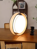 LED Bedroom Ceiling Light Modern Circular Fabric Lampshade Home Decor by Ljojo