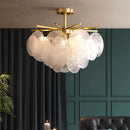 Modern Luxury Glass LED Chandelier Pendant Lamps for Living Room Dining Bedroom Decor by Ljojo