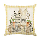 Easter Bunny Eggs Pillowcase 45x45cm Linen Pillow Covers, Ljojo Home Decor Brand