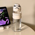 Ljojo 550ml Handle Straw Water Bottle - BPA Free, Sport Tumbler for Gym, Office