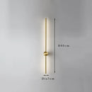 Ljojo Fumi Contemporary Long Strip Wall Lamp LED Indoor Light for Living Room Bedroom