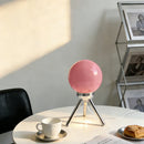 Bauhaus Round Ball Table Lamp American Postmodern Ins Style Girls Kids Bedroom Ambient Decor Lamp by Ljojo