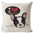 Dog Breed Cotton Linen Cushion Cover Set by Ljojo: Bull Terrier to Chihuahua & More