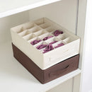 Ljojo™ Socks Underwear Organizer: Washable Drawer Storage Box for Lingerie, Bras, Socks, Leggings