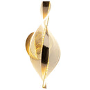 Ljojo Luxury Gold Iron Wall Lamp with Acrylic Shade, Small LED Light for Living Room