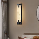 Ljojo Marble Brass LED Wall Lamp for Living Room Teahouse Hotel Bedroom