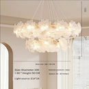 Ljojo Luxury Glass Crystal Chandelier for Living Room, Bedroom, and Study
