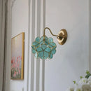 LED Wall Light Fixture Pink Glass Bar Restaurant Bedroom Lamp Sconce by Ljojo
