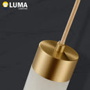 Natural Marble LED Pendant Light Solid Copper Gold Chandelier by Ljojo for Kitchen Island, Livingroom