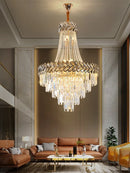 Ljojo Light Luxury Duplex Villa Crystal Chandelier - Modern European Style