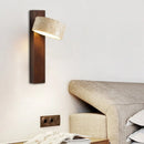 Travertine Wall Lamp Stone Sconce Rotatable for Bathroom Bedroom by Ljojo
