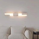 Art Deco LED Wall Lamp Dimmable Natural Stone White Acrylic for Living Room by Ljojo