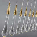 Modern Waterdrop Pendant Lamp LED Lighting Bedroom Living Room Dining Kitchen Stairwell Hanging Light by Ljojo