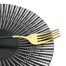 Ljojo 32-Piece Stainless Steel Cutlery Set for Dining Table, Silverware Gift