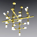 Italian LED Linear Pendant Chandelier Ljojo: Modern Home Dinning Lighting Fixture Study Bedroom Decor