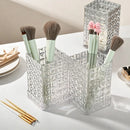 Ljojo Bow Cosmetic Brush Holder & Lipstick Organizer Desktop Stand