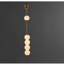 Ljojo Vertical Wall Light Sconce Lamp Acrylic Ball Modern Bedroom Living Room Decor