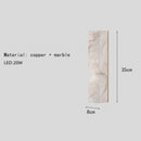 Ljojo Marble LED Wall Lamp: Elegant Art Deco Design for Home, Restaurant & More