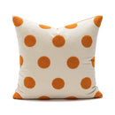 Ljojo Leopard Printed Velvet Cushion Cover 45x45cm Burnt Orange Knot Home Decor