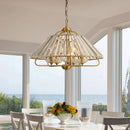 Luxury Crystal Pendant Light: Modern Restaurant Chandelier by Ljojo