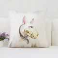 Bull Terrier Art Anime Pillow Cover 40x40 Ljojo Home Decor Throw Pillow
