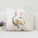 Bull Terrier Art Anime Pillow Cover 40x40 Ljojo Home Decor Throw Pillow