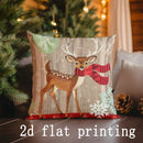 Christmas Cartoon Pattern Pillow Covers by Ljojo - For Sofa, Bedroom, Car