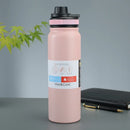Ljojo 24H Insulated Stainless Steel Water Bottle with Handle, BPA-Free Sports Thermos