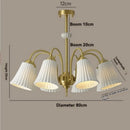 Ceramic Chandelier: Elegant American Master Bedroom Light by Ljojo