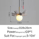 Ljojo LED Pendant Lights for Study Room, Bedroom, Bar, Living Room - Modern Indoor Chandelier