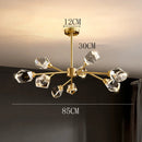 Ljojo Luxury Crystal Living Room Chandelier Pendant Light Indoor Lighting
