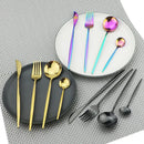 Ljojo Melon Spoon Set Stainless Steel Cutlery Dinnerware Kitchen Accessories