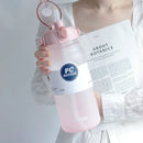 Ljojo 2000ML Sports Water Bottle with Straw - Large Capacity Jug for Fitness