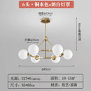 Modern LED Chandelier for Living Room | Sleek Pendant Light Fixture by Ljojo
