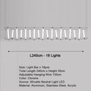 Ljojo LED Dining Room Chandelier for Modern Spaces