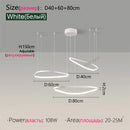 Ljojo Minimalist Aluminum Pendant Light Chandelier for Home Room Decoration