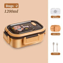 Ljojo 3 Grid Fruit Cartoon Lunch Box for Kids, Multi-function Organizer