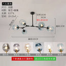Modern Glass Chandelier Pendant Lamp Hanging Light for Dining Room Kitchen by Ljojo.