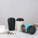 Ljojo 12oz Stainless Steel Insulated Travel Mug Thermos Vacuum Coffee Cup