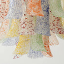 Murano Colorful Glass Petal Chandelier | Country Design LED Lighting by Ljojo
